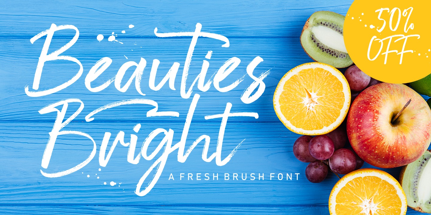 Example font Beauties Bright #1
